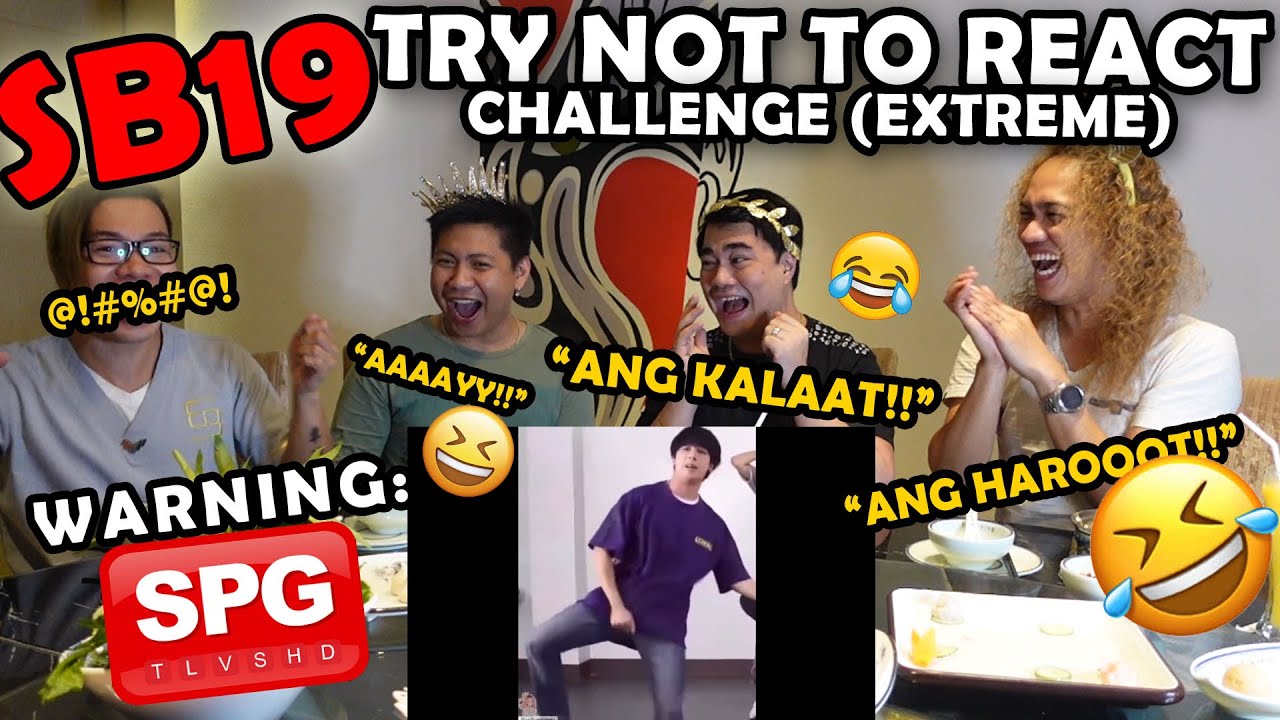 SB19 TRY NOT TO REACT CHALLENGE (GIGIL KAMI)