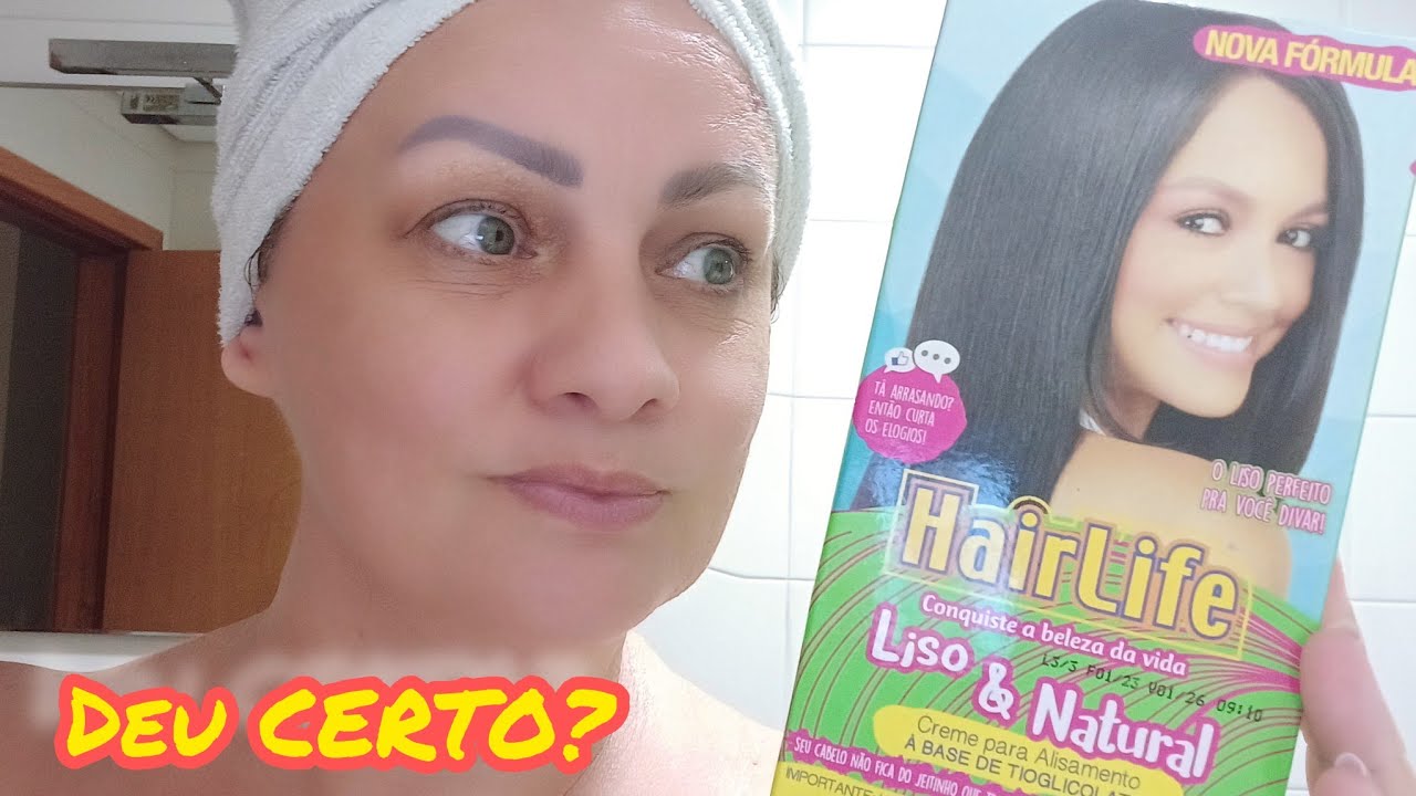 HairLife  Embelleze - LISO E NATURAL || Passo a Passo completo || como eu fiz! #hairlife #embelleze
