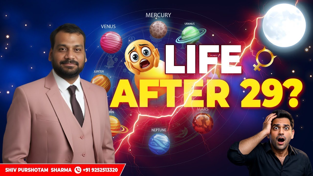 Life after 29 ? Astrologer Shiv Sharma Explains Prediction of Moon + Mercury Conjunction