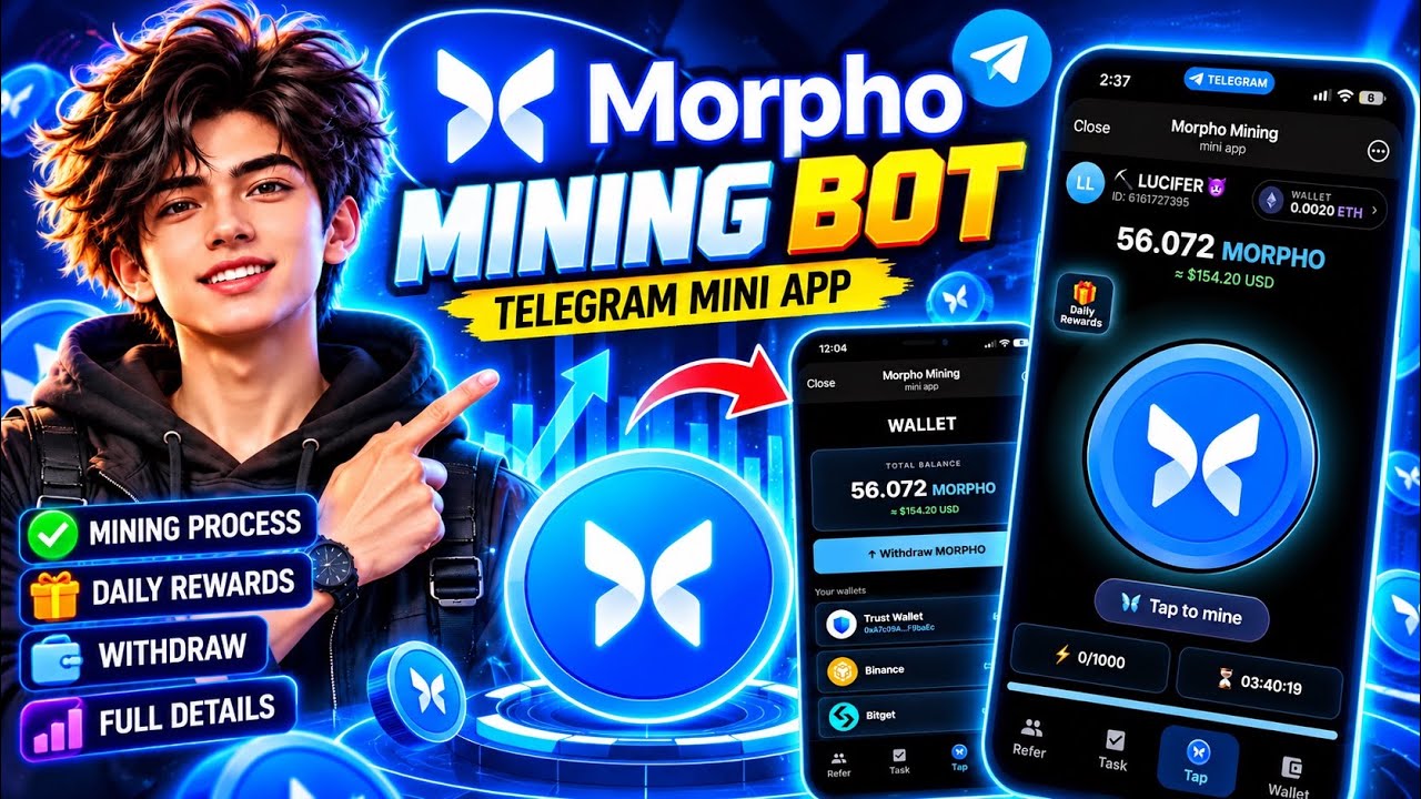 Morpho Mining Bot Telegram Update | Morpho Withdrawal | Morpho Airdrop KYC Withdraw