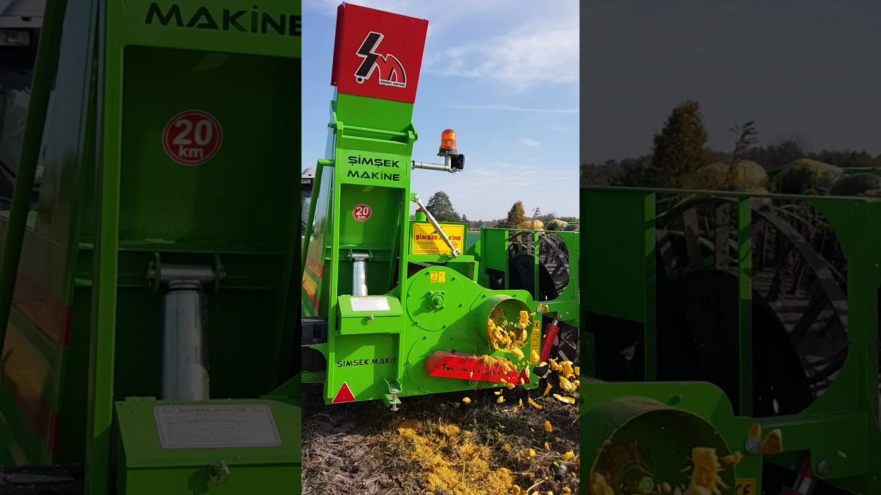 Kombajn do wybierania pestek dyni model TR 2800.