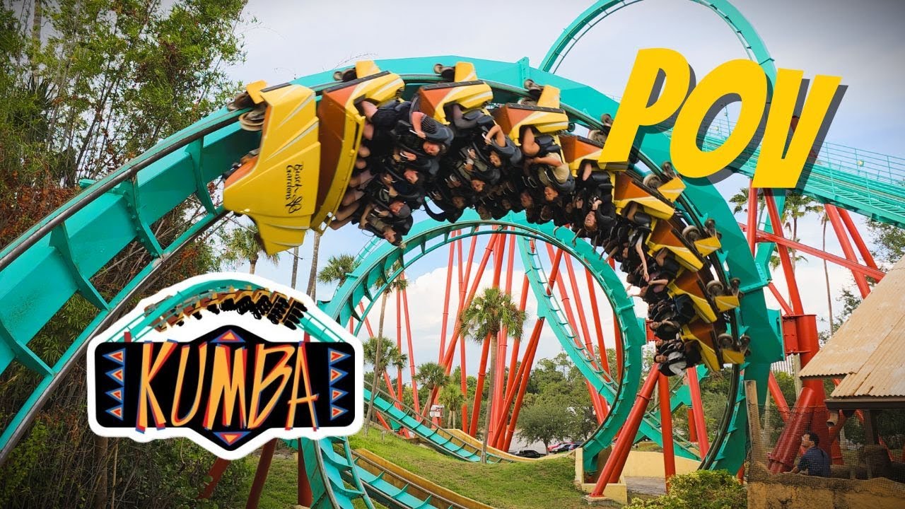 Kumba Onride POV - Busch Gardens Tempa - B&M Sitdown Coaster