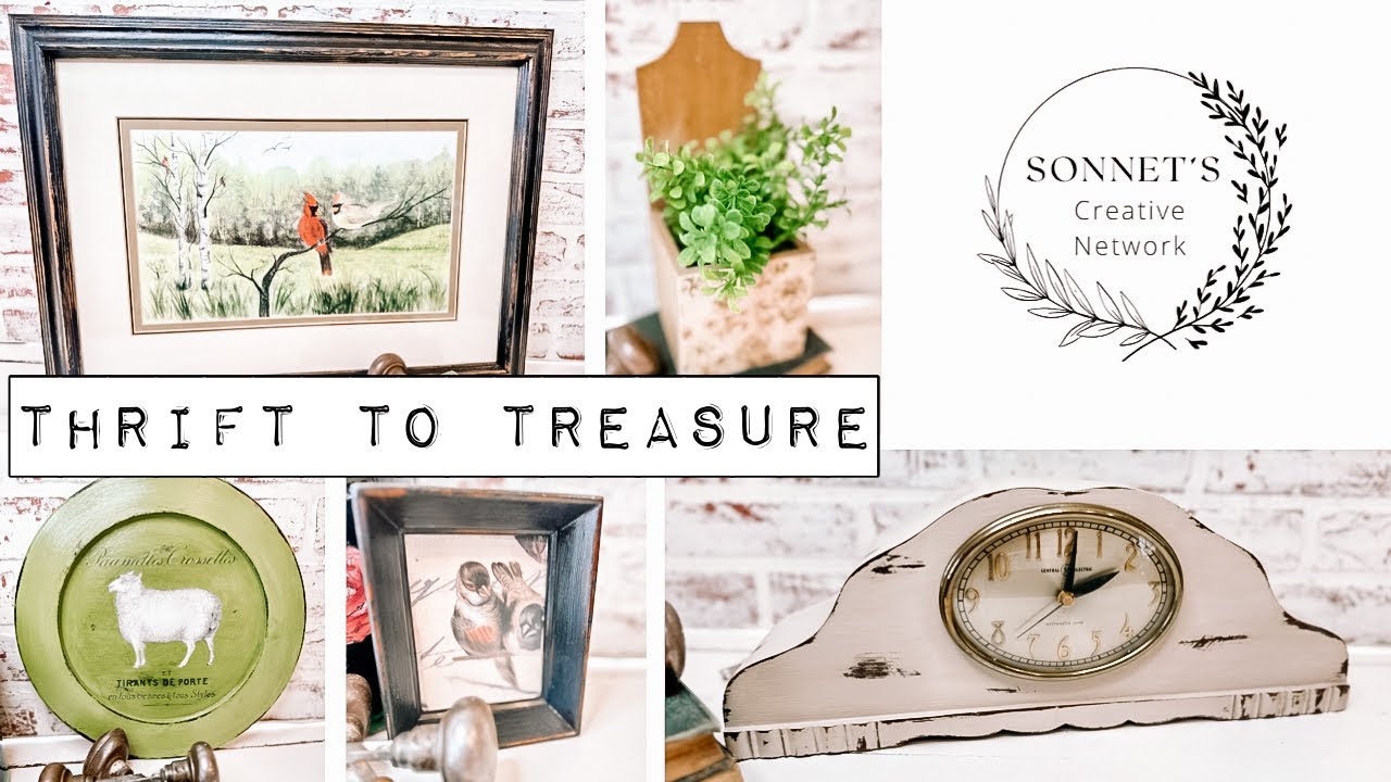 Thrift to Treasure - Thrift flips for Antique Acres - Creative Network Membership is OPEN!