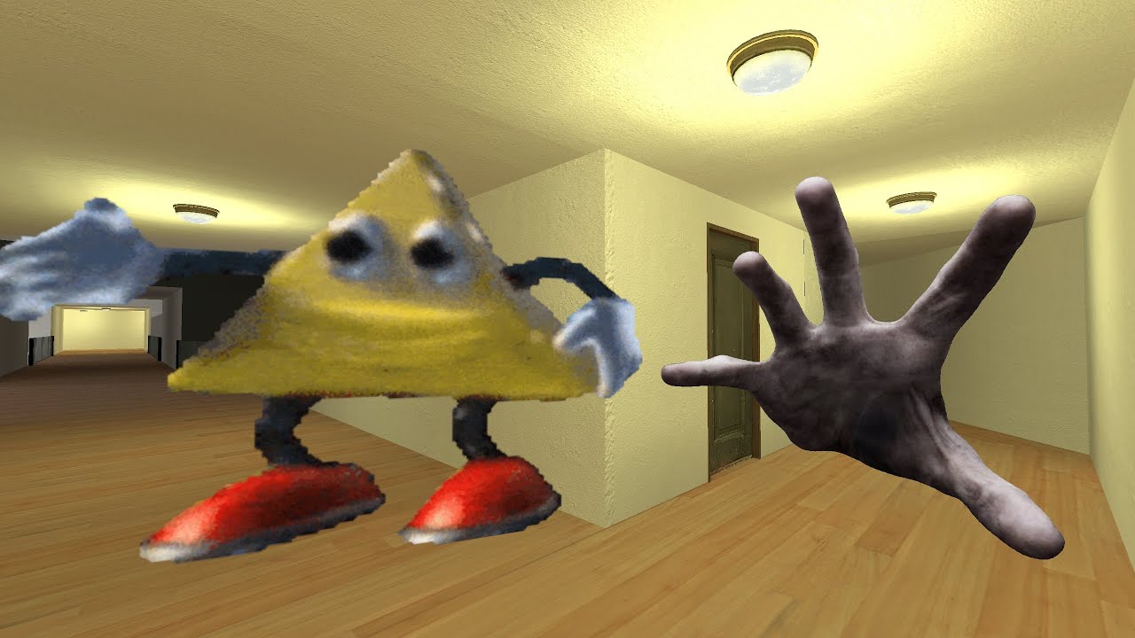 Dancing Triangle And Scary Hand Nextbot Gmod
