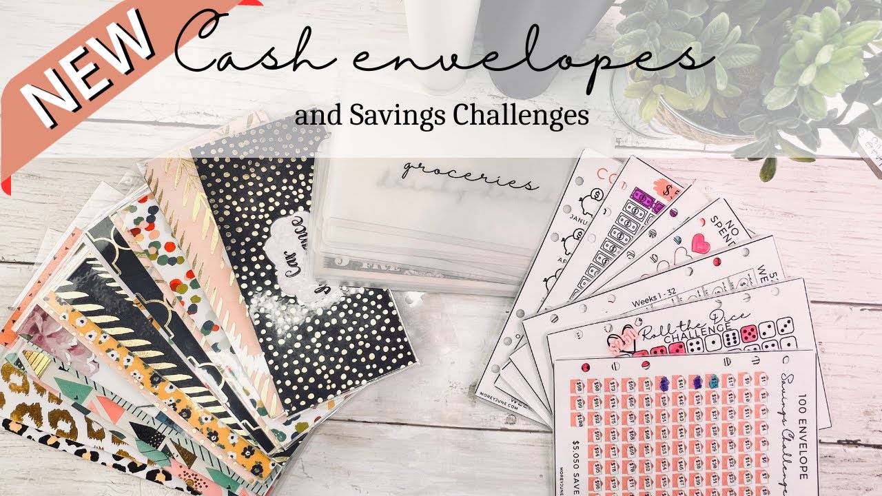 NEW Vellum Cash Envelopes & Savings Challenges!