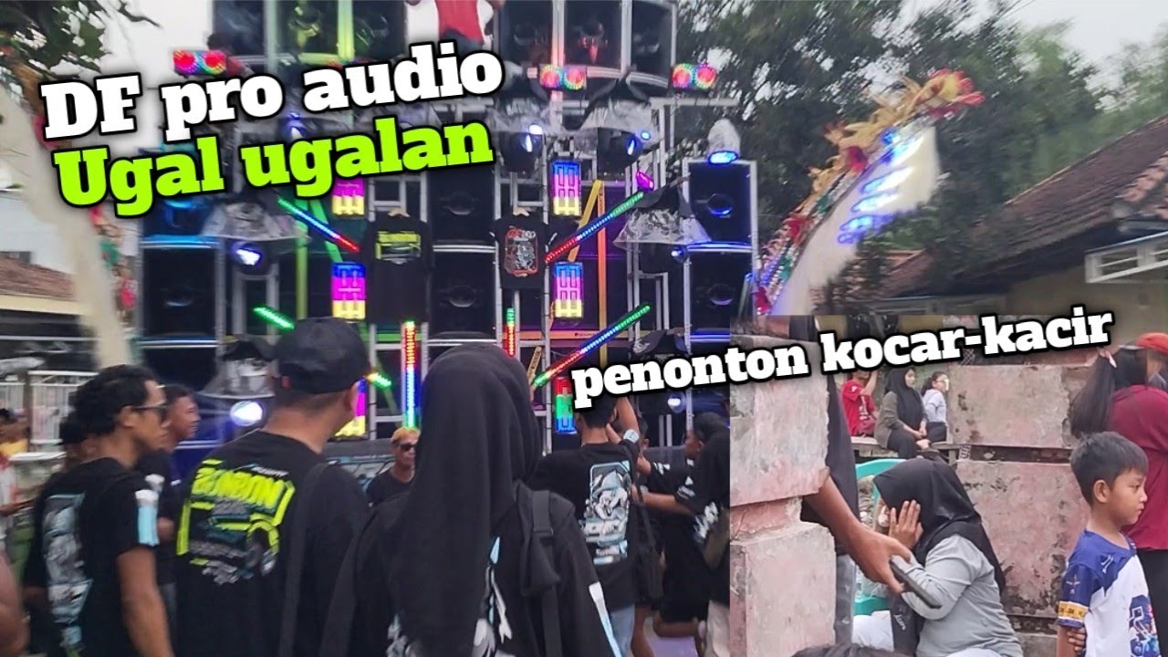 DF Pro audio jombang unjuk gigi di karnaval plososari puri mojokerto,penonton ketar ketir 🔥