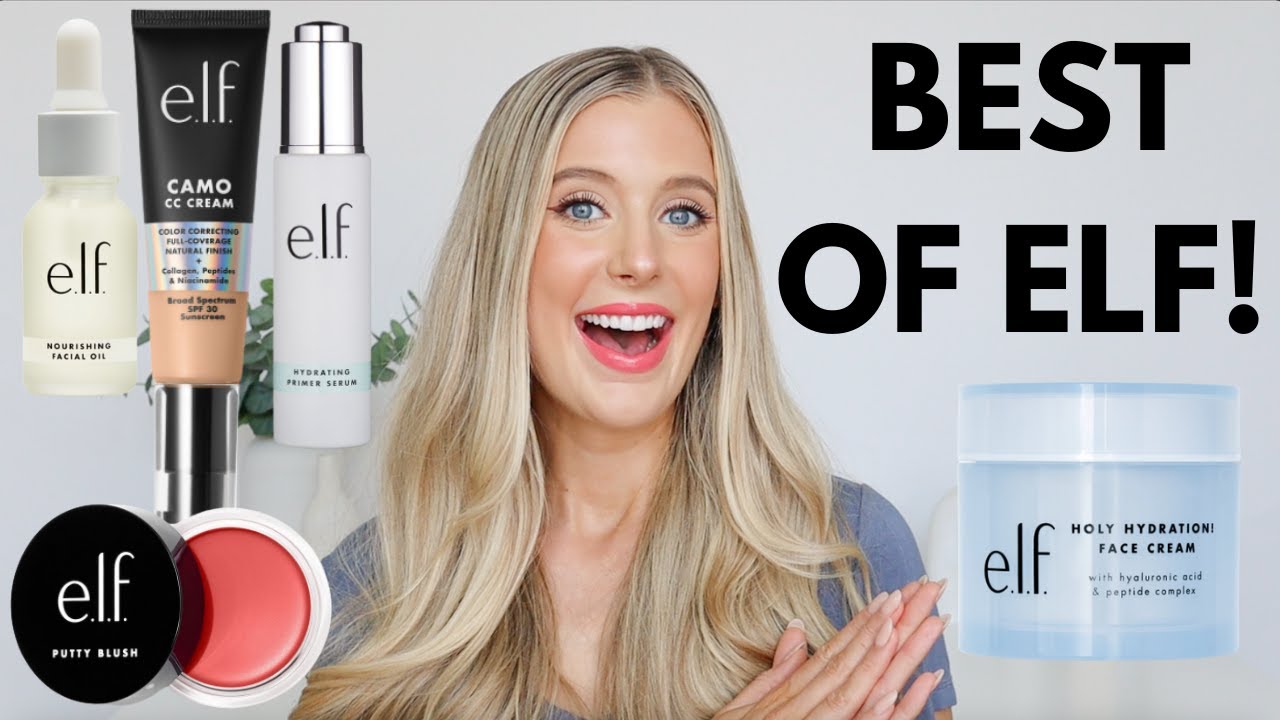 Best of ELF Cosmetics!  Full Face of ELF Skincare + ELF Makeup Finds