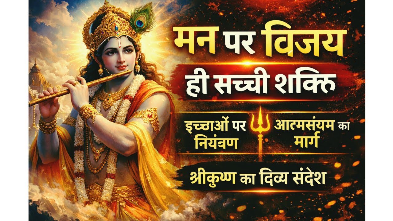 “जब जीवन थका दे, तब गीता बोलती है | श्रीकृष्ण का अमर ज्ञान