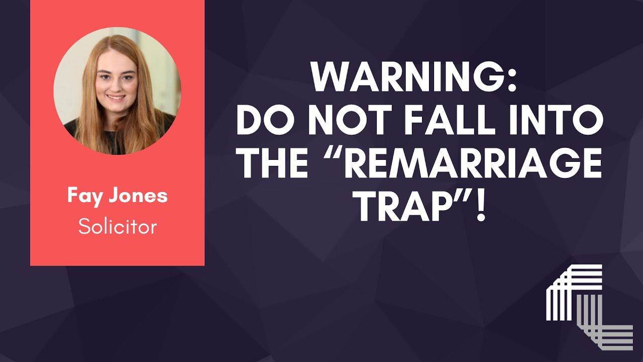 WARNING: Do not fall into the 'remarriage trap'!