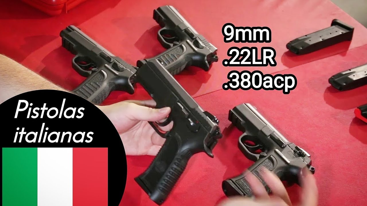Pistolas Italianas TANFOGLIO, 9mm, 380acp e 22LR. Primeiras impressões. Modelo Force Plus e Police
