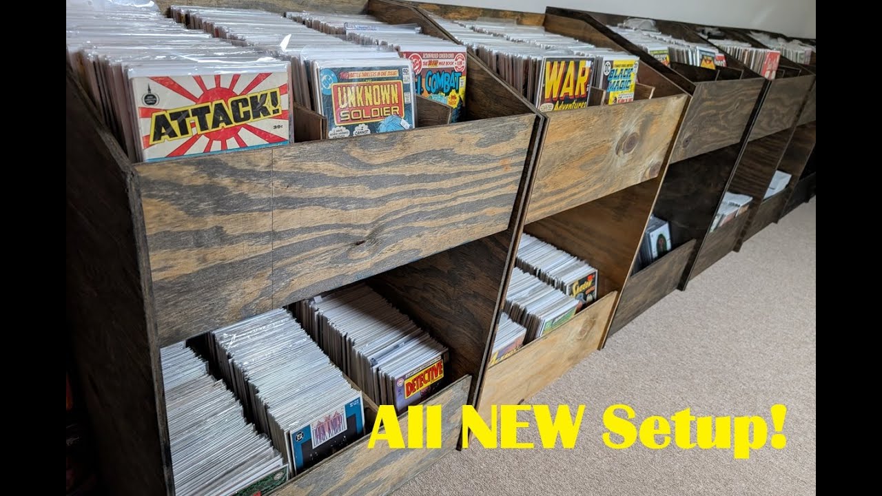 FINALLY Organized Our Comics! New Setup for the Comic Book Collection!