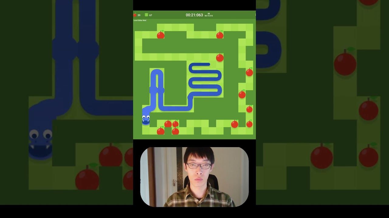 Google Snake Mods Challenge 8, I practiced it 100 times #gameplay