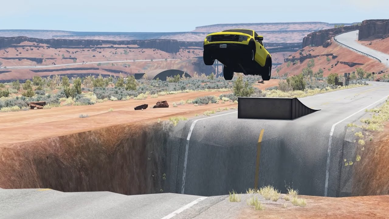 Cars vs Giant Pit OMG #7 😱 &ndash; BeamNG.Drive