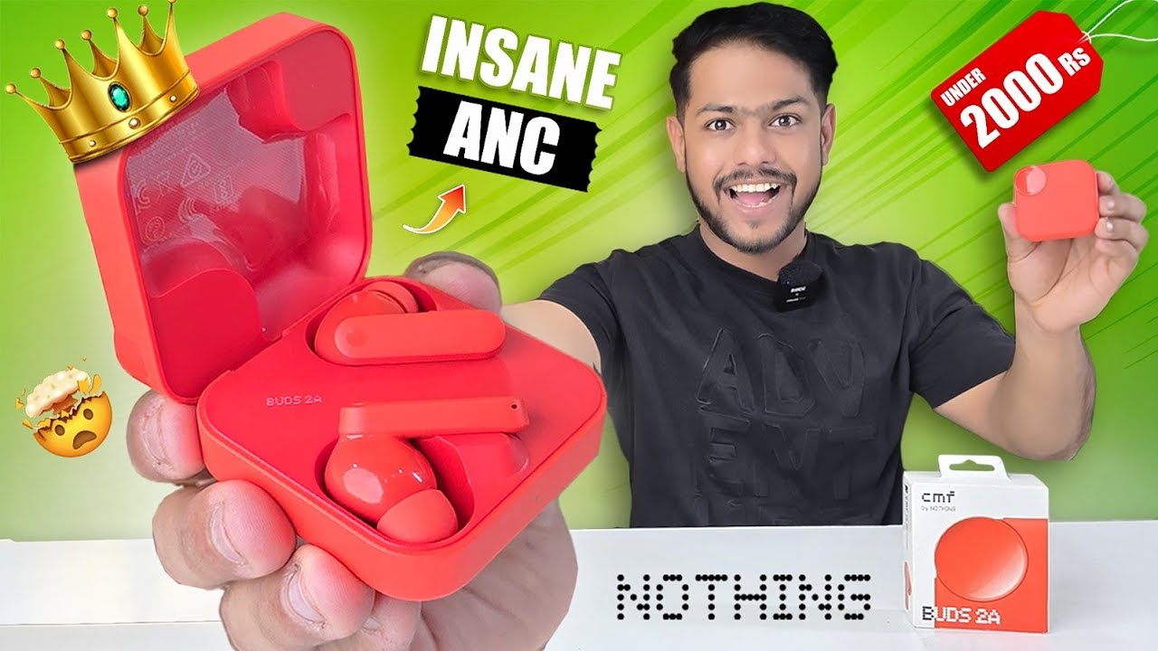 CMF Buds 2A Unboxing 🔥 Best ANC Earbuds Under ₹2000?