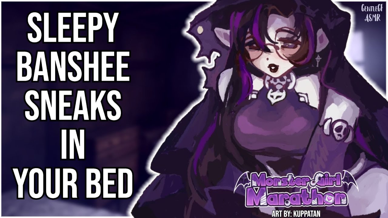 3DIO ASMR | Sleepy Banshee Sneaks in your Bed & Comforts you 🌙🛏️👻| 