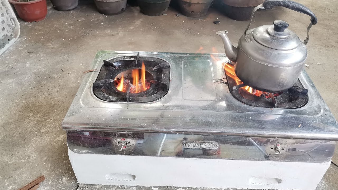 Easy Making of Cement Unused Gas Stove / Improvised Recycled  firewood Rocket stoves at Home DIY