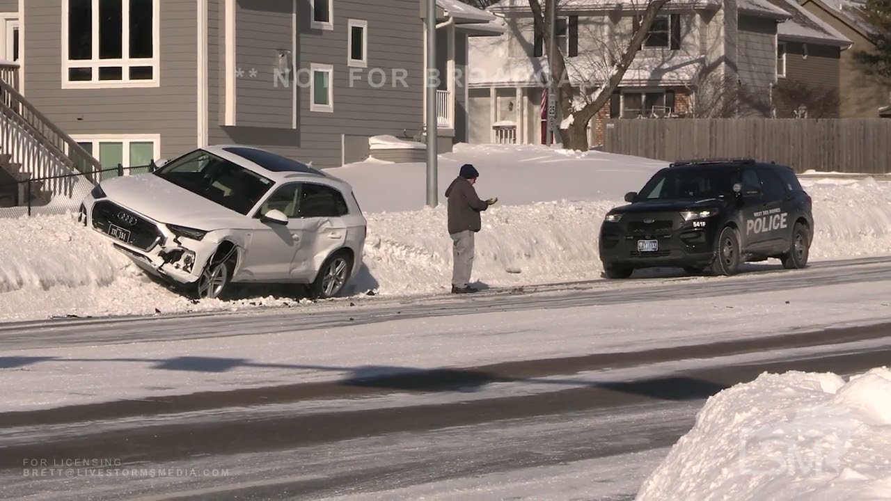 01-19-2024 Des Moines, IA - Accidents During Morning Commute - Snow Removal