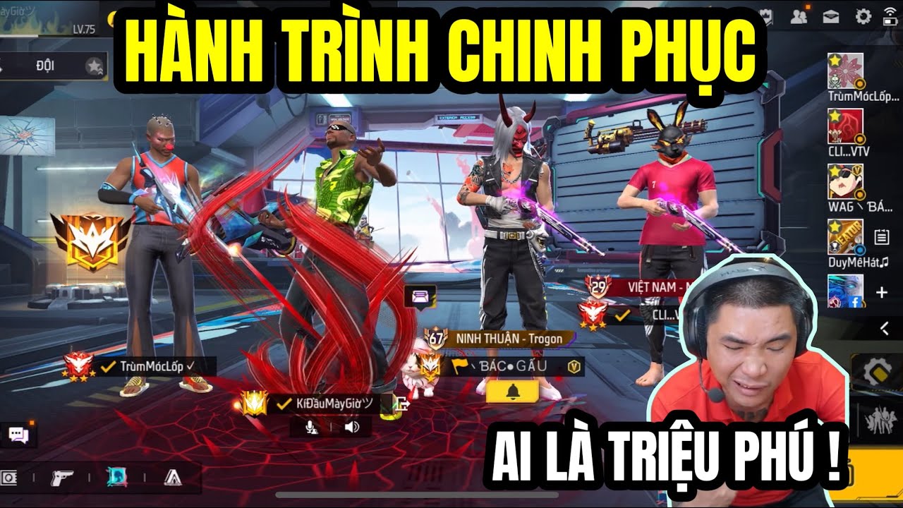 KíĐầuMàyGiờ, CuLì FF, TrùmMócLốp Chinh Phục Ai Là Triệu Phú của BÁC GẤU sẽ Như Thế Nào?