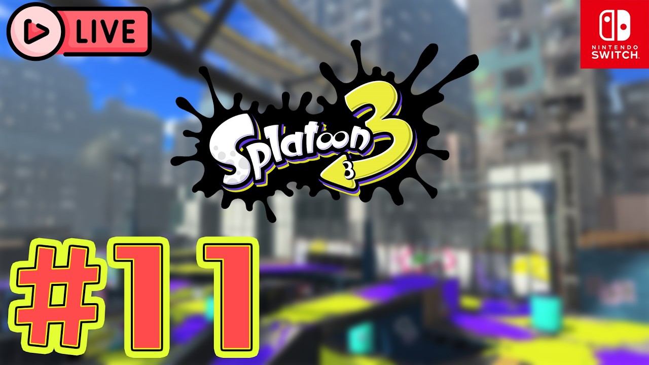【Splatoon 3 Live🔴】#11 手痕【Gameplay 對戰影片】