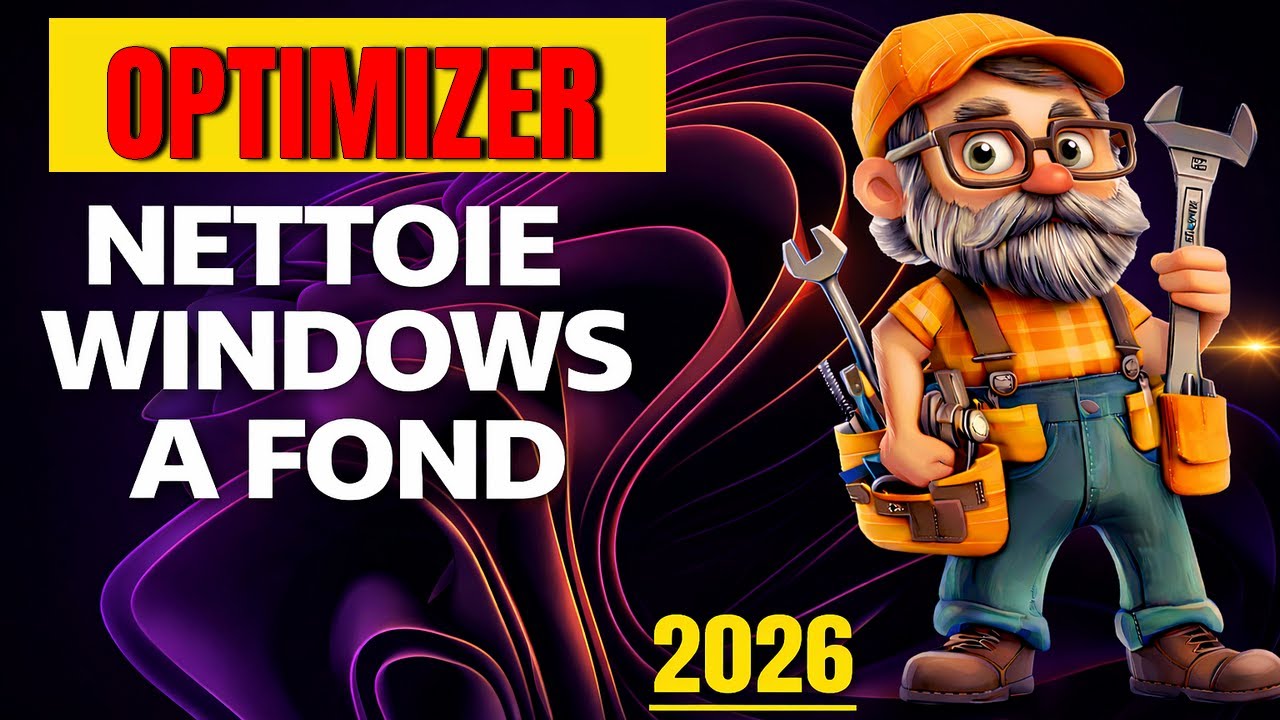 OPTIMIZER va RENDRE ton Windows 11 INCROYABLEMENT RAPIDE en 2026
