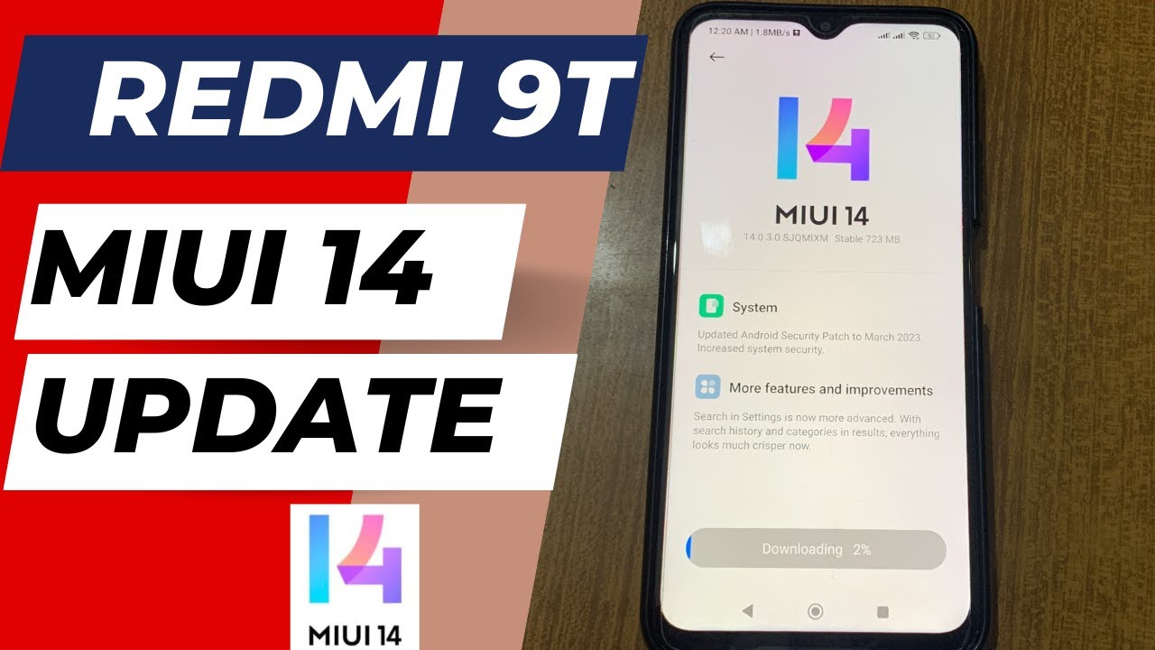 Обновление Xiaomi Redmi 9t Miui 14 &mdash; новые функции &mdash; последняя версия ПО MIUI 14.0 &mdash; #miui14update