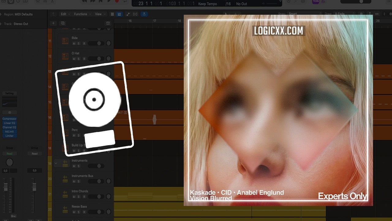 How to make Vision Blurred by Kaskade, CID & Anabel Englund in Logic Pro