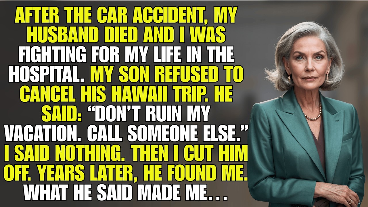 My Son Refused to Cancel His Hawaii Trip When I Was Fighting for My Life – So I Cut Him Off.