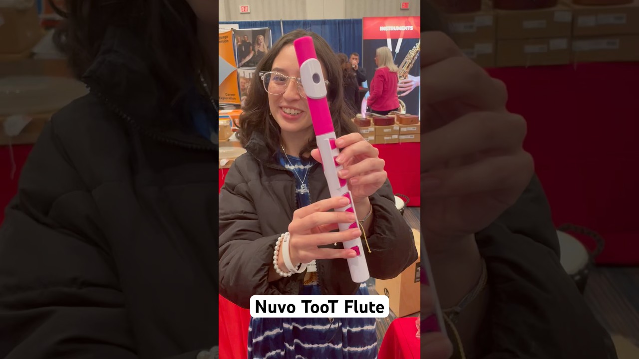 Nuvo TooT Flute I tested at the 2024 VMEA conference #music #flute #accommodation