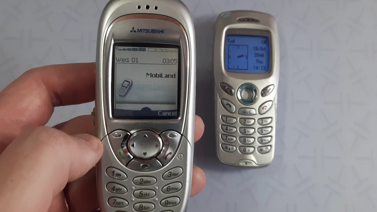 Incoming call & Outgoing call at the Same Time Samsung SGH-N500 + Mitsubishi Trium