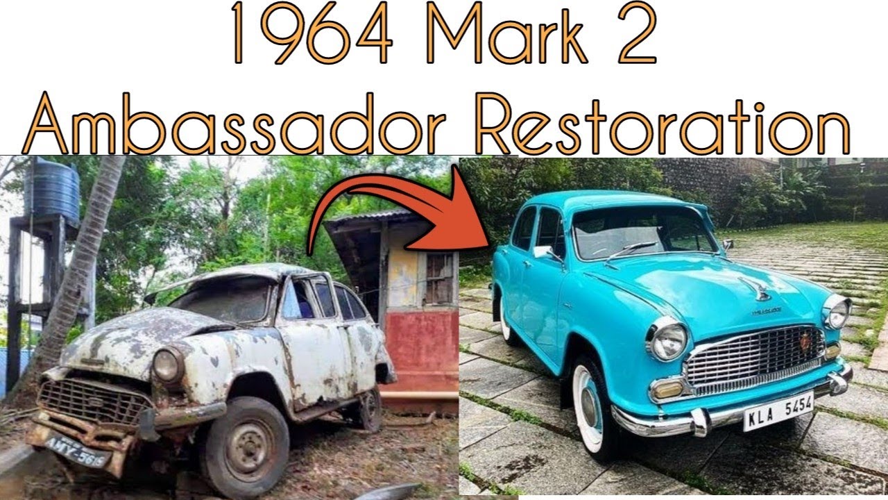 1964 Mark 2 Ambassador Restoration || Hindustan Ambassador Restoration Индия.