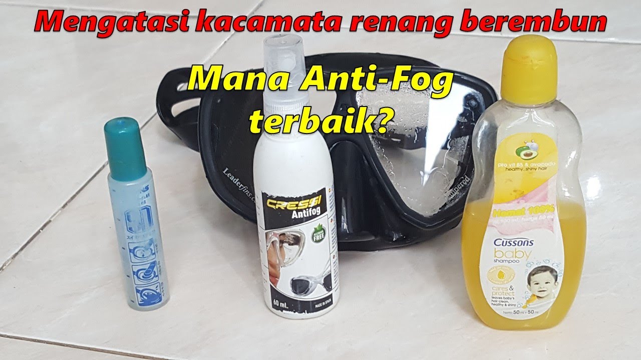 Anti-fog terbaik, mencegah kacamata renang berembun