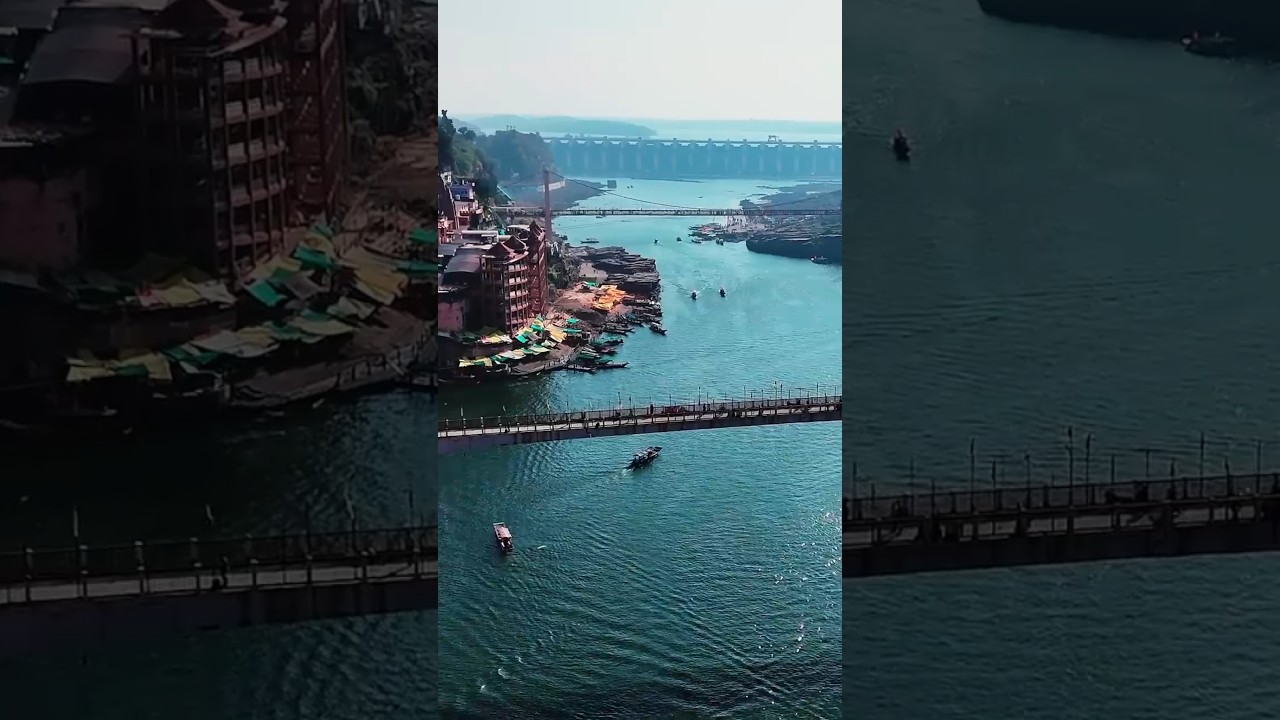 Narmada parikramavasi & Tourist Dumping Garbage in Narmada River#shorts