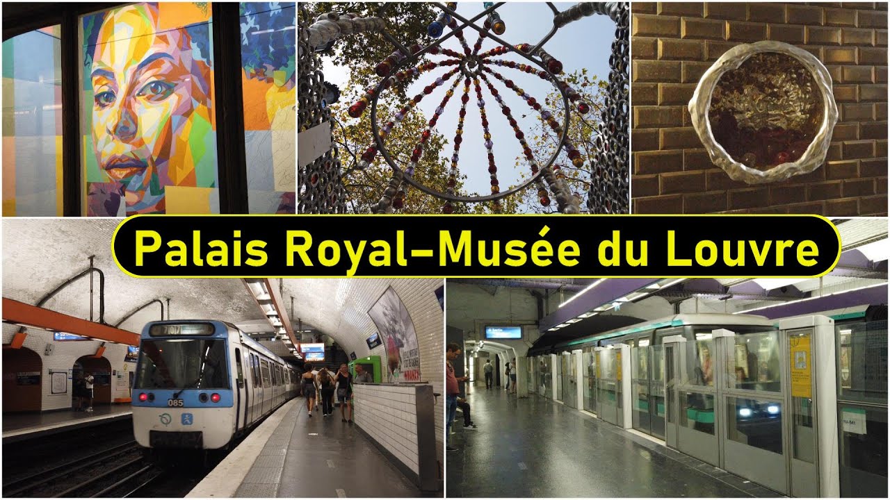 Metro Station Palais Royal–Musée du Louvre - Paris 🇫🇷 - Walkthrough 🚶