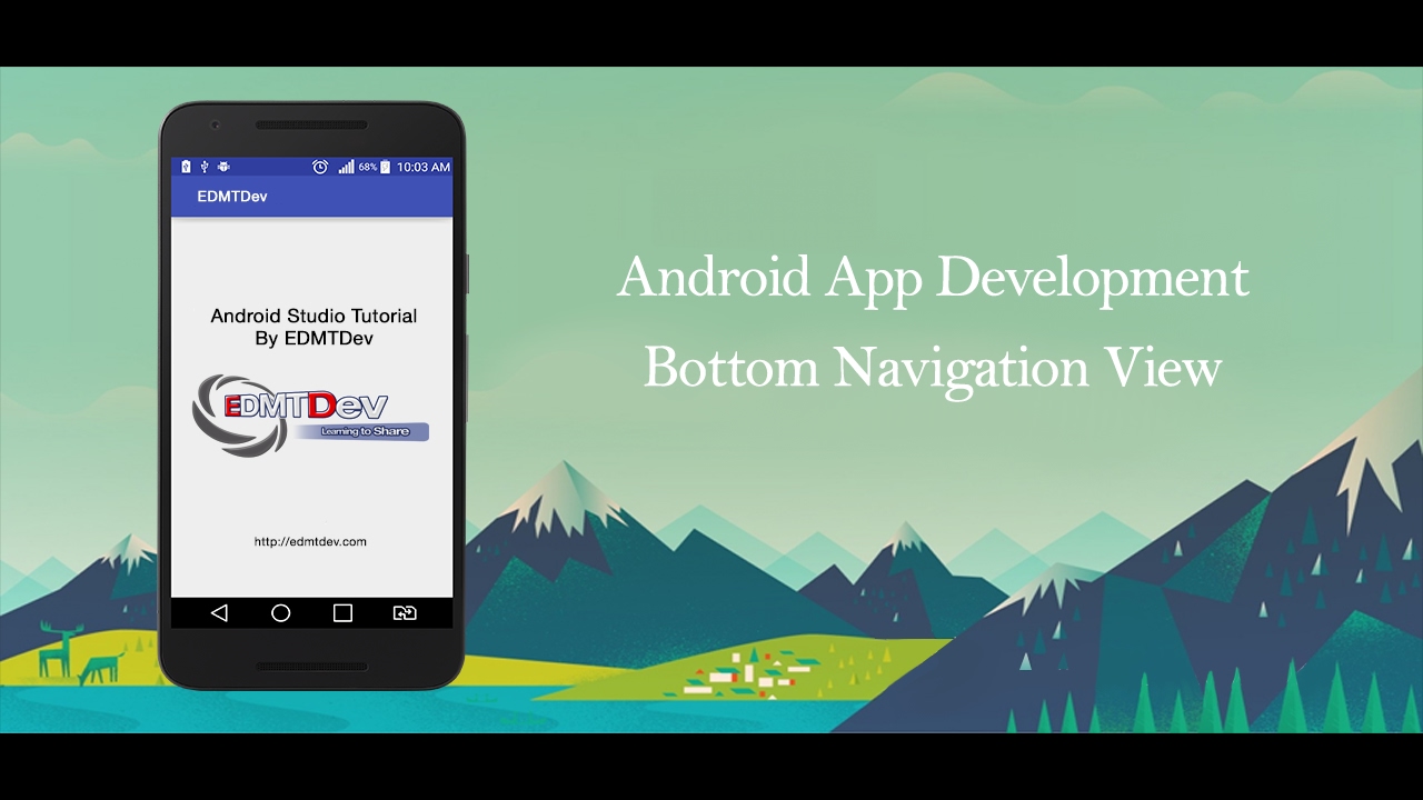 Android Studio Tutorial - Bottom Navigation View