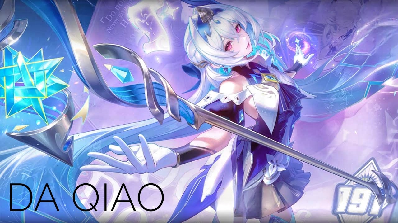 LOGIN INTERFACE | DA QIAO & LUBAN NO 7 CROSSOVER #honorofkings#animeedit#Da Qiao newskin