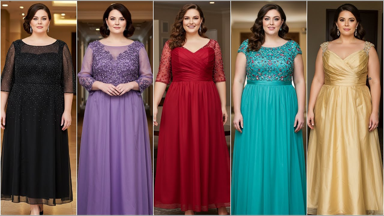 Organza Wedding Dresses for Plus Size Mother of the Bride | Beautiful Styles