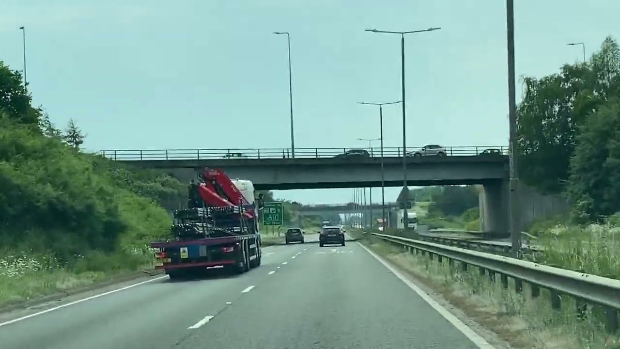Driving from Derby to Birmingham.