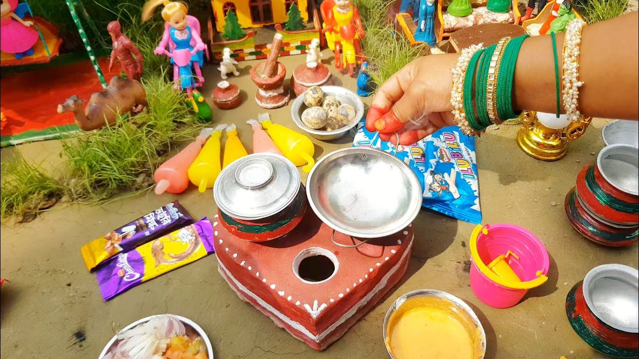 স্পেশাল বেগুনি রেসিপি🌈🌈 |Beguni Recipe Bengali | Mukta Mini Foodkey#minifood #miniature#foryou#skits