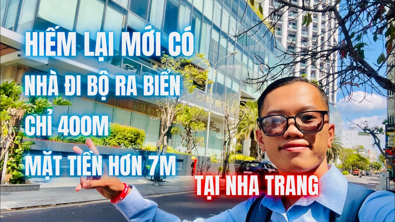 Sốc hiếm lắm mới còn lại ngôi nhà đi bộ tắm biển nha trang 400m mặt tiền hơn 7m | bán nhà nha trang