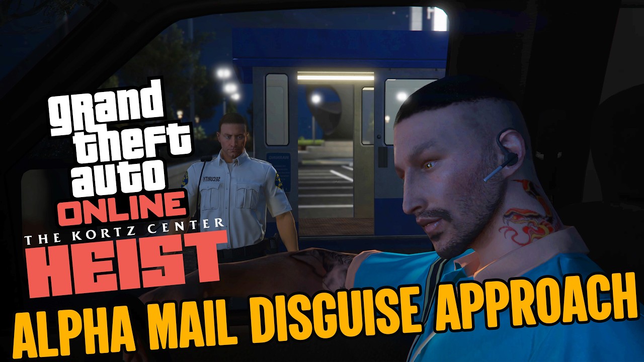 GTA Online The Kortz Center Heist - Alpha Mail Disguise Loading Bay Approach SOLO *Undetected*