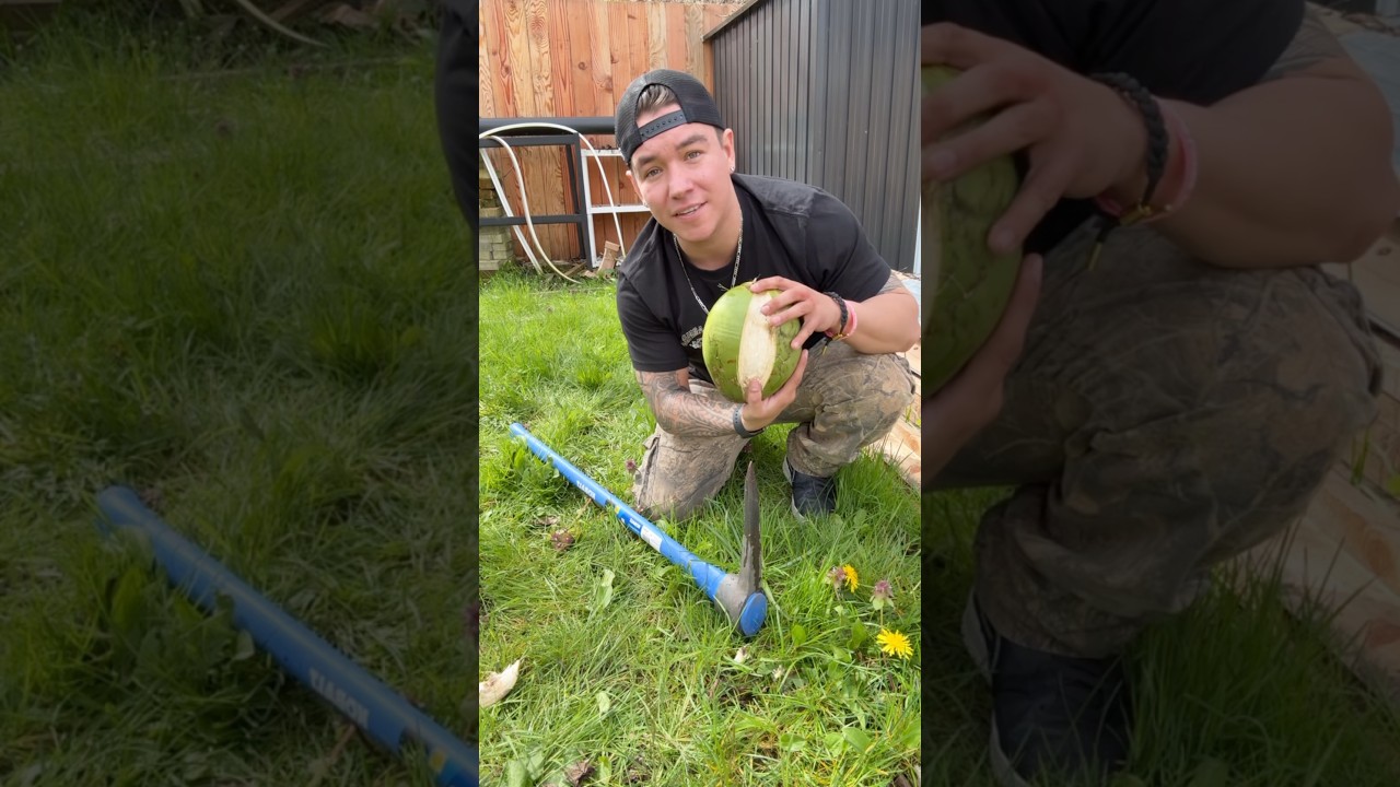 How To Open a Coconut 🥥