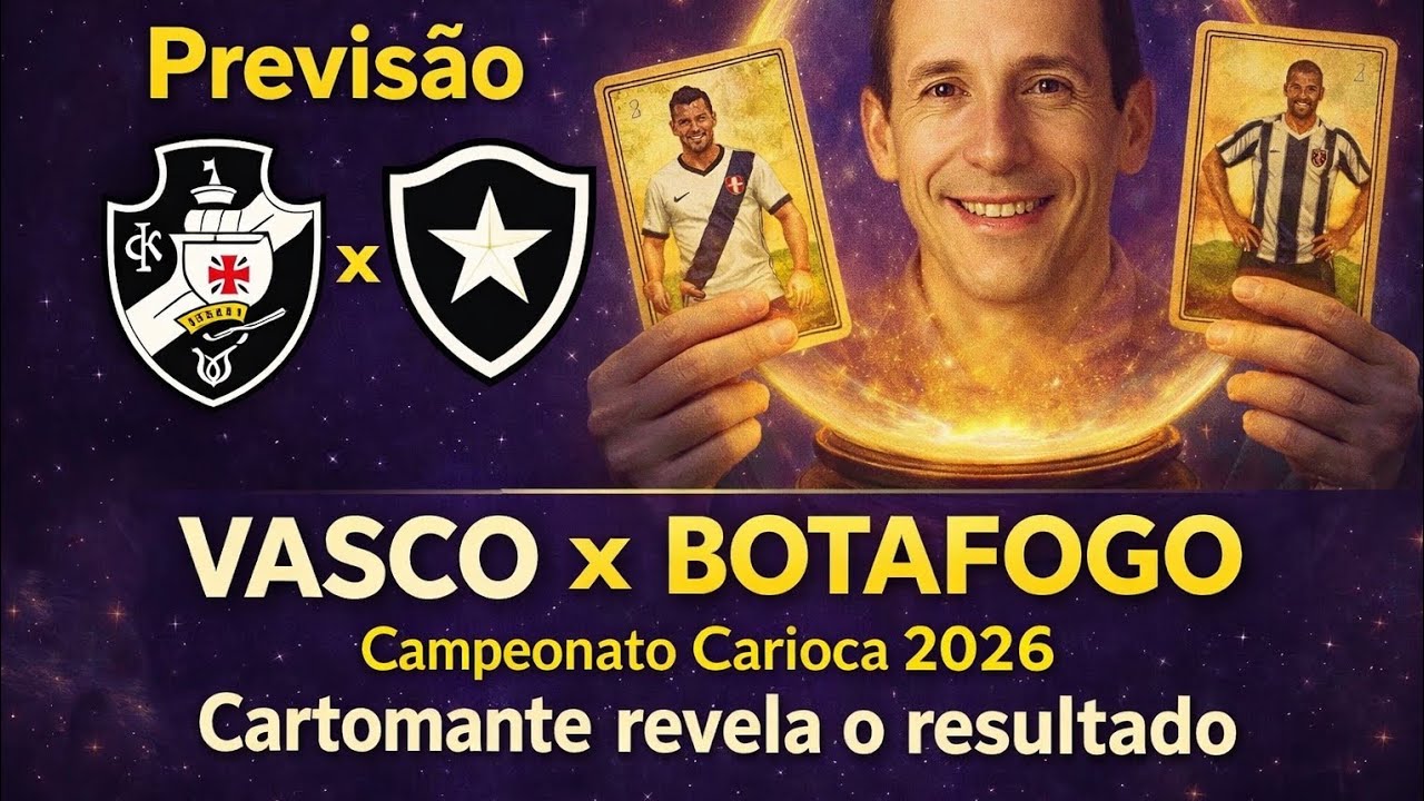 VASCO X BOTAFOGO - CARIOCA 2026 - 1ª FASE - PREVISÃO DO ORÁCULO!