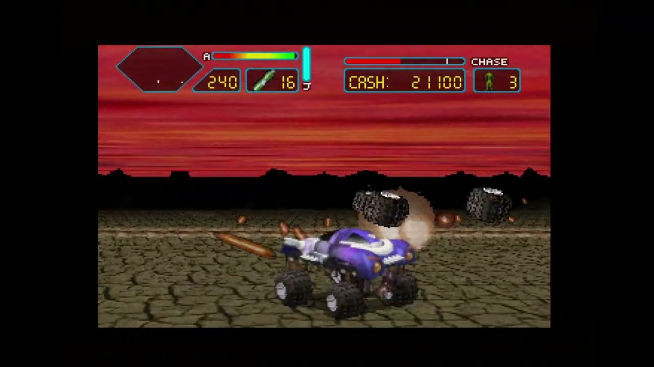 Off World Interceptor Extreme (1996) Sony PlayStation (PS1 PAL) Gameplay