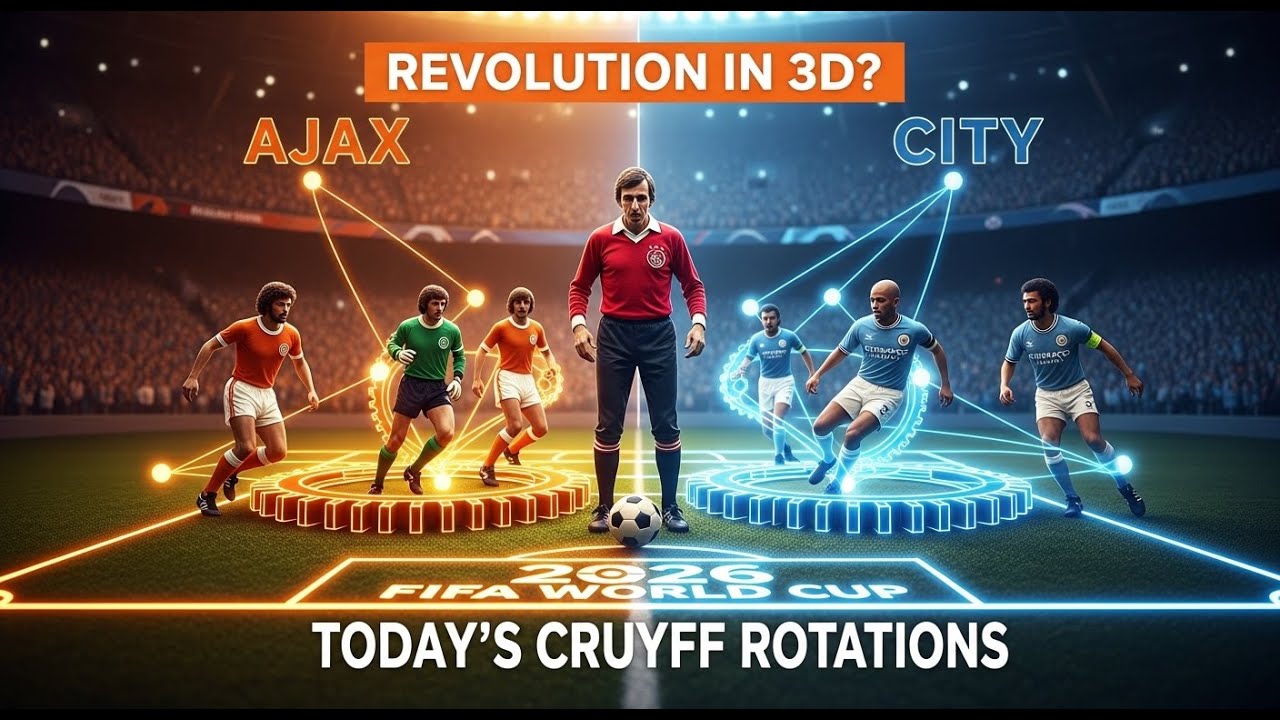 Cruyff's Total Football: A Tactical Revolution in 3D – Rotations, Reformations, and Modern Teams