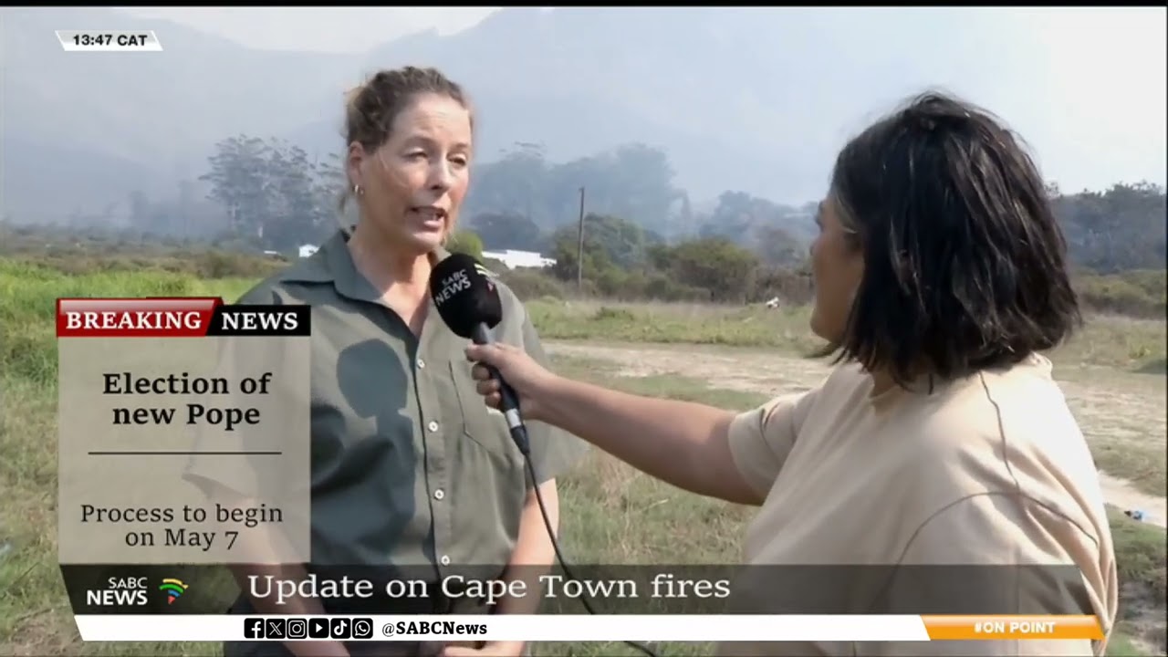 C Town Fires Update | Helicopters continue to water bomb parts of Tokai: Megan Taplin