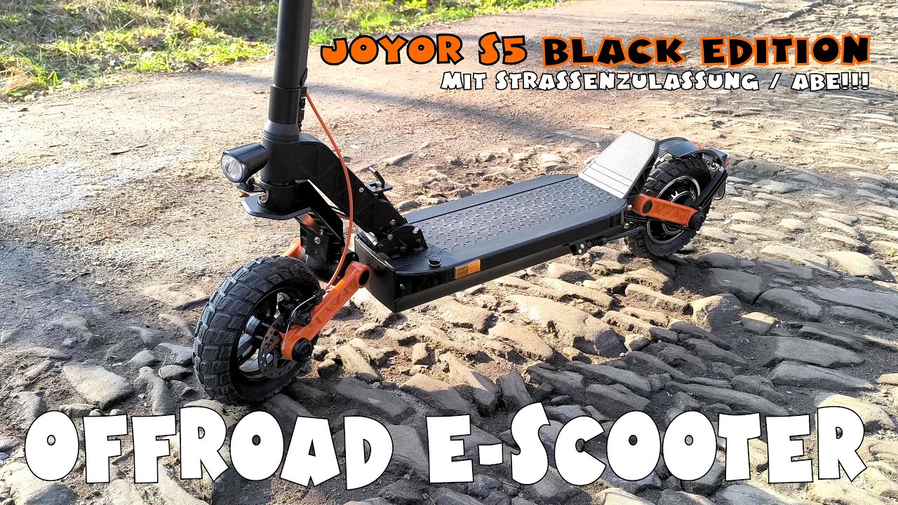 Offroad E-Scooter mit ABE - JOYOR S5 Black Edition