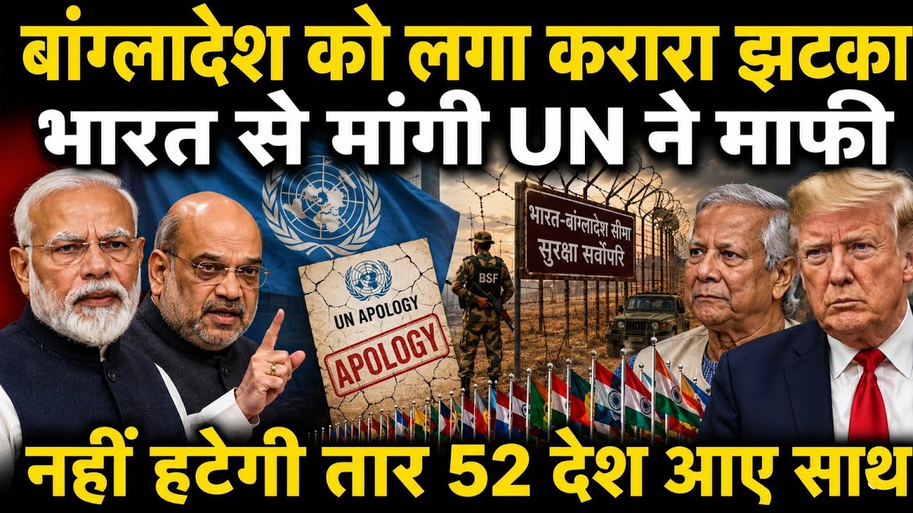 UN vs India? Bangladesh Border Fencing Row Takes a Dramatic Turn | India's Big Response Revealed