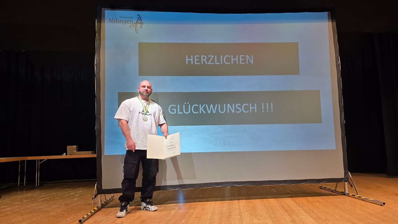 Ehrung der Gemeinde Aldingen 
