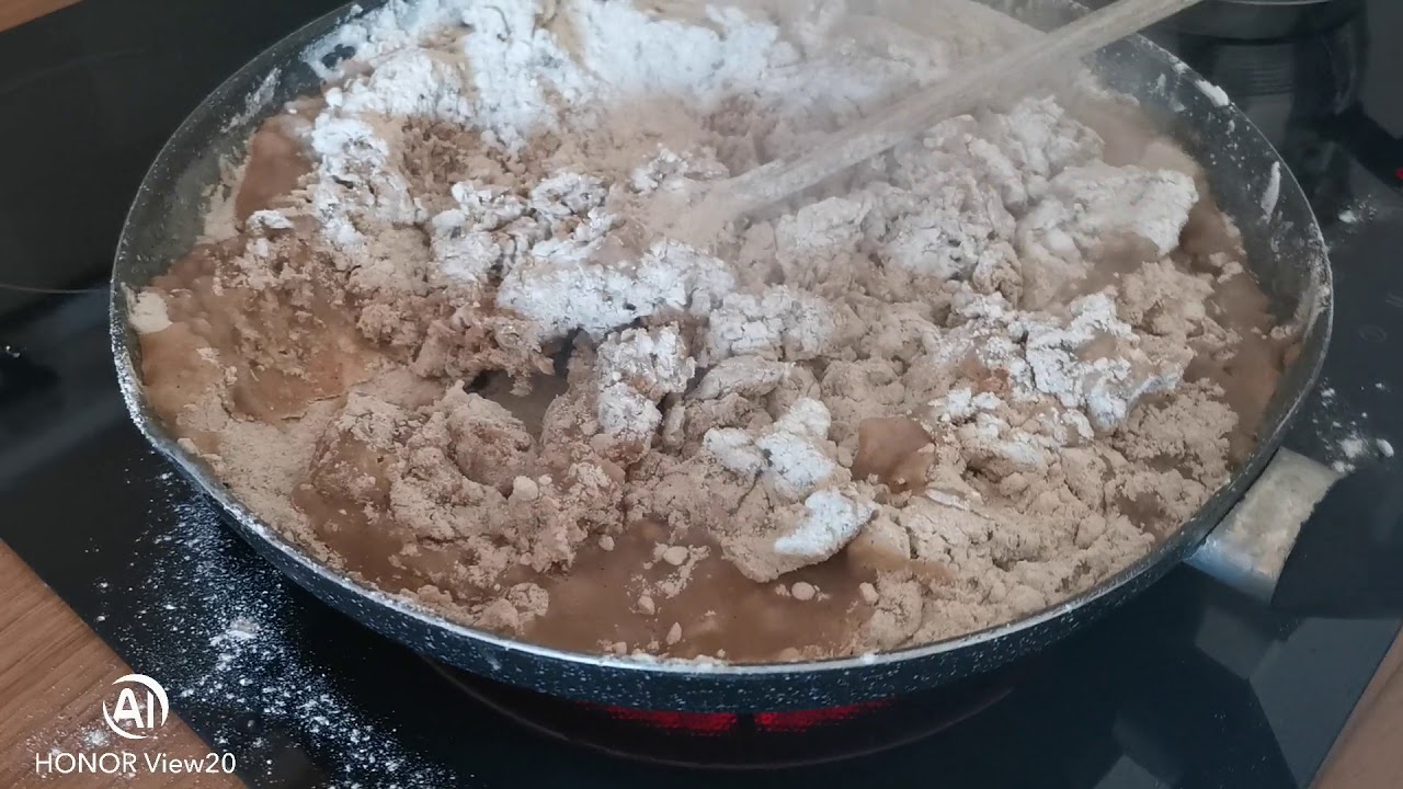 Ajdovi žganci po Koroško. (Kuhanje)