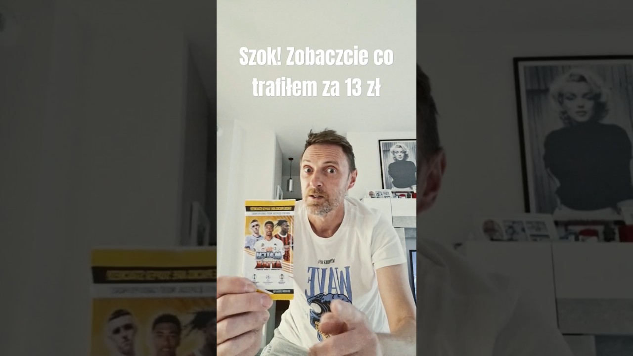 SZOK ZOBACZCIE CO TRAFIŁEM ZA 13 ZŁ TOPPS MATCH ATTAX 24/25 #topps #tradingcards #shorts